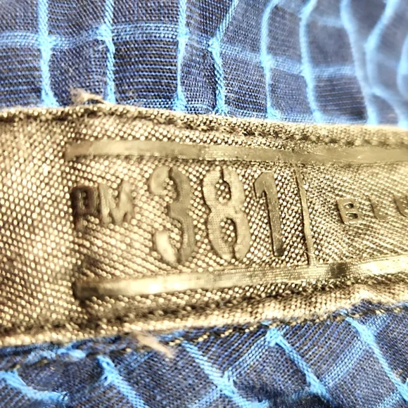 Blue Check PM381 BLUE DEPT. 76 Button-down Shirt (XL) - Picture 10 of 16